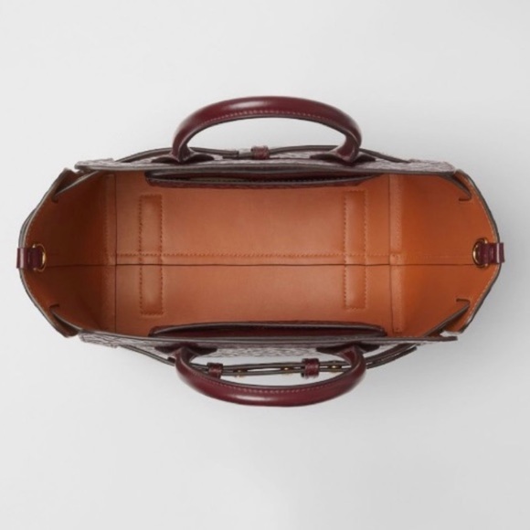 Burberry Small Monogram Leather Triple Stud Belt Bag - Picture 4 of 16